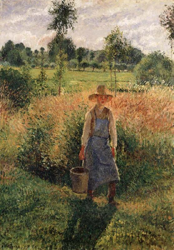 Camille Pissarro The Gardener,Afternoon Sun,Eragny china oil painting image